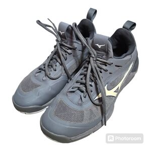 Mizuno Wave Luminous Shoes Womens Size 9 Gray Volleyball Sports Sneakers